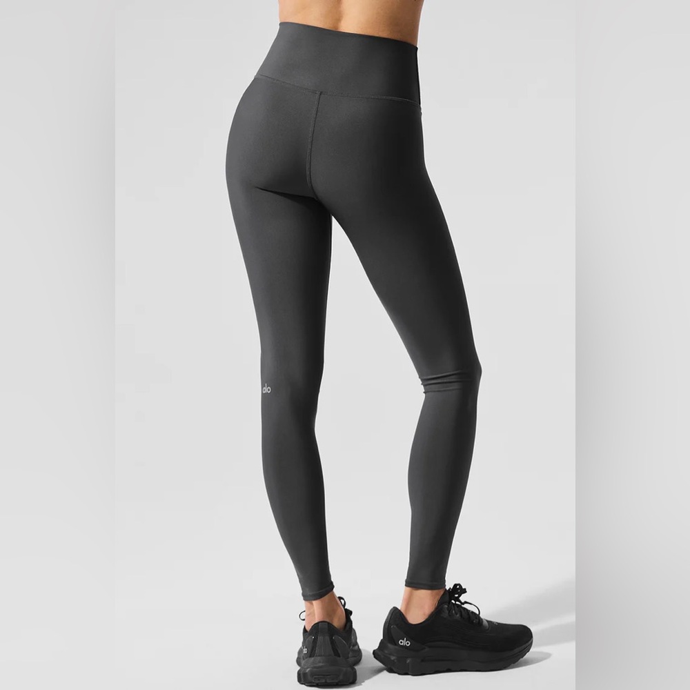 Alo Yoga High-Waist Airlift Legging Full Length Grey Size Small - Picture 2 of 13